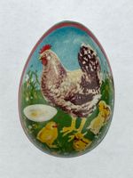 kleinstes Blechei, Osterei Blech, Metall Eier, Osterdeko
