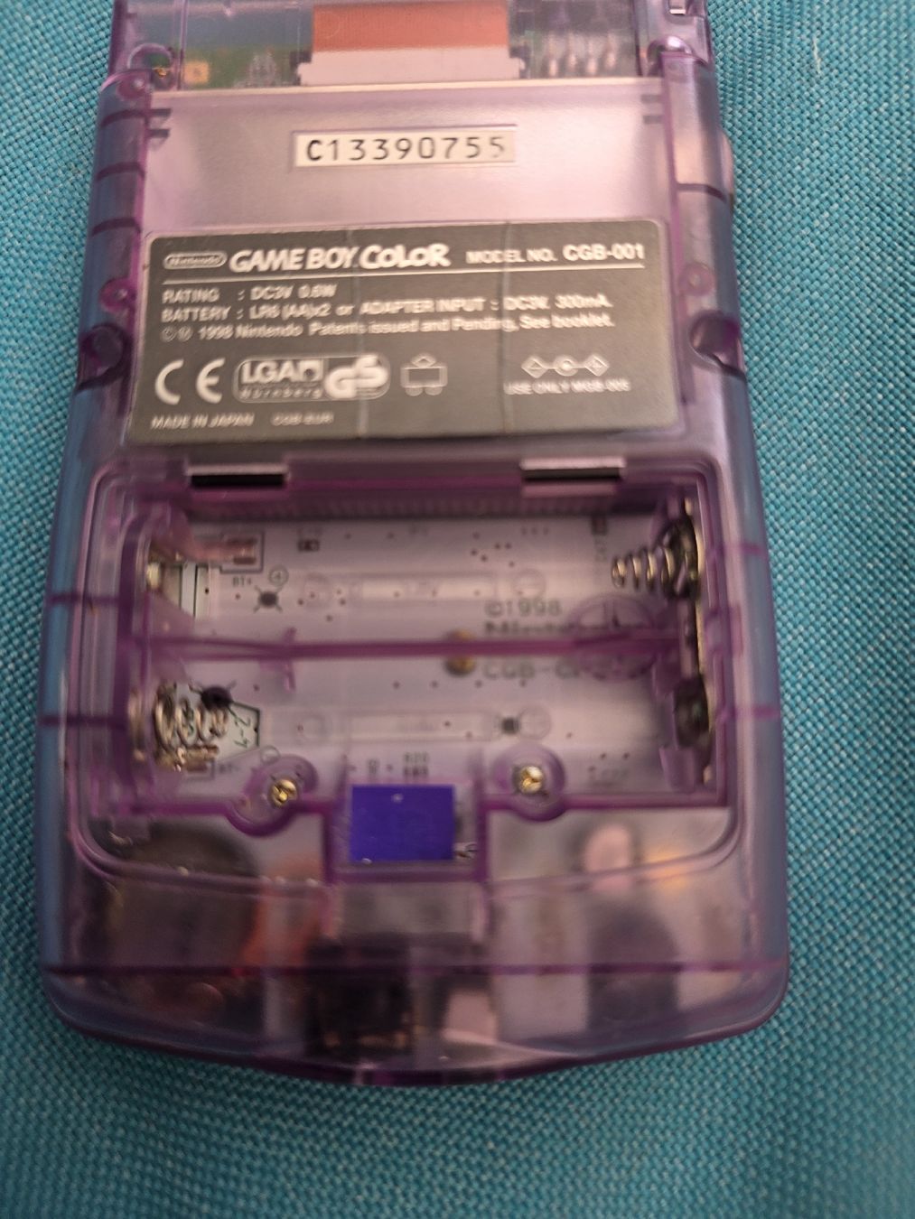 Nintendo Console: Nintendo Game Boy Color lila transparent – Usato da Dorf venduto da Echo_Elements 5