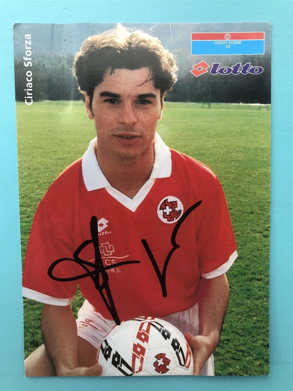 Autografi: Ciriaco Sforza Autogramm – Usato da Wohlen AG venduto da Pascalparvex 1