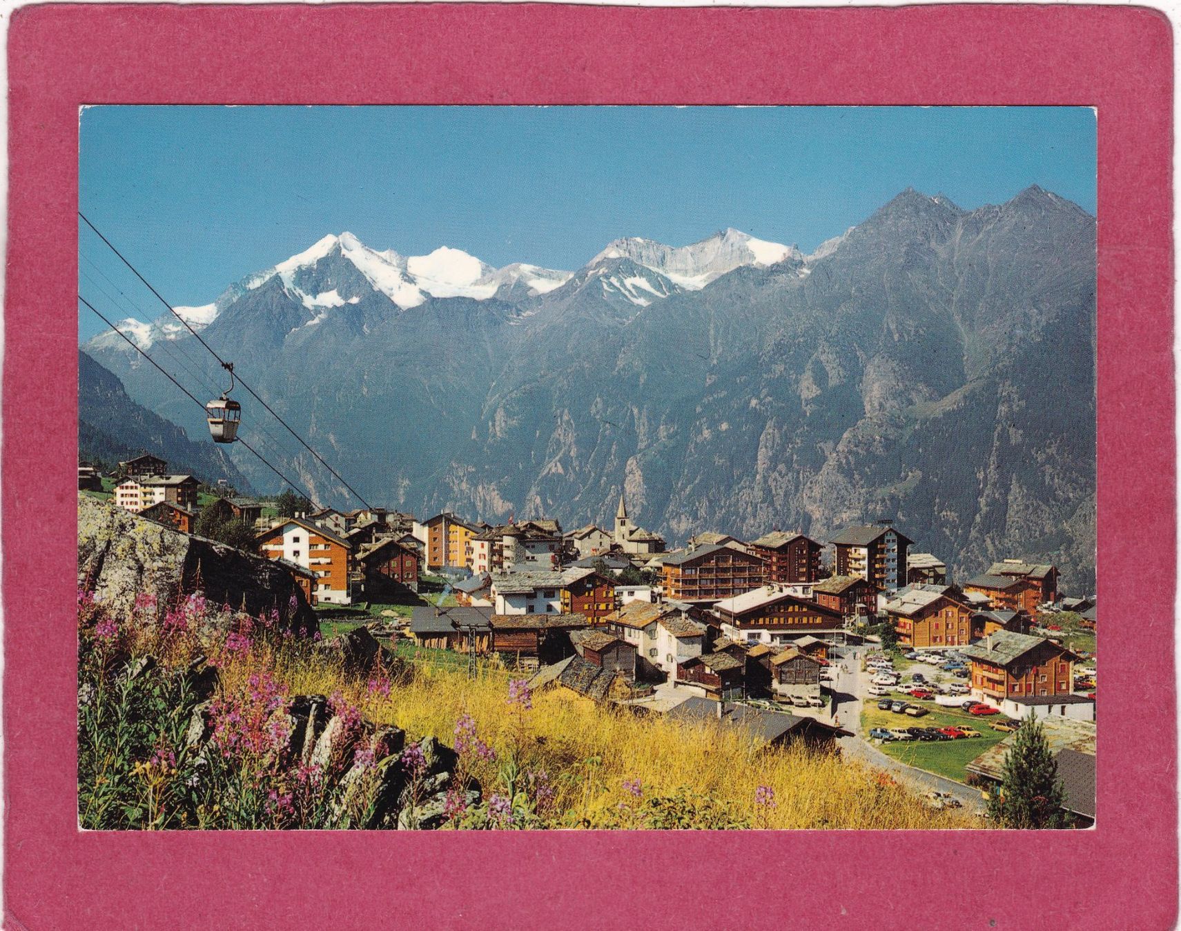 Ansichtskarten: Grächen Bahn Weisshorn – Gebraucht aus Herisau von Lisegrat2008