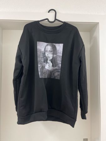 Mona Lisa Oversize Pullover Schwarz Gr. L Top Zustand