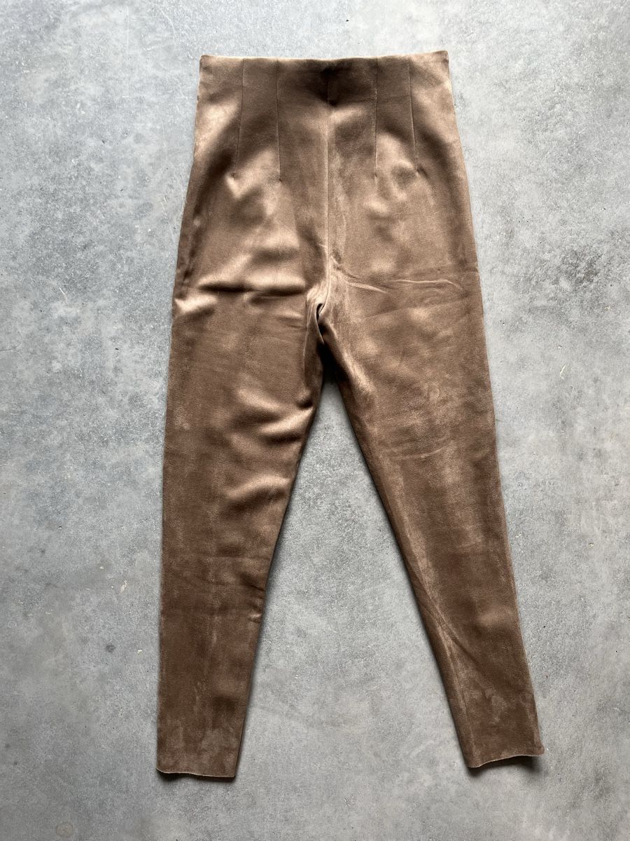 Zara Pantaloni: Zara, Hose im Wildlederlook, Gr. M – Usato da Altstätten SG venduto da Adr_ckr8 1