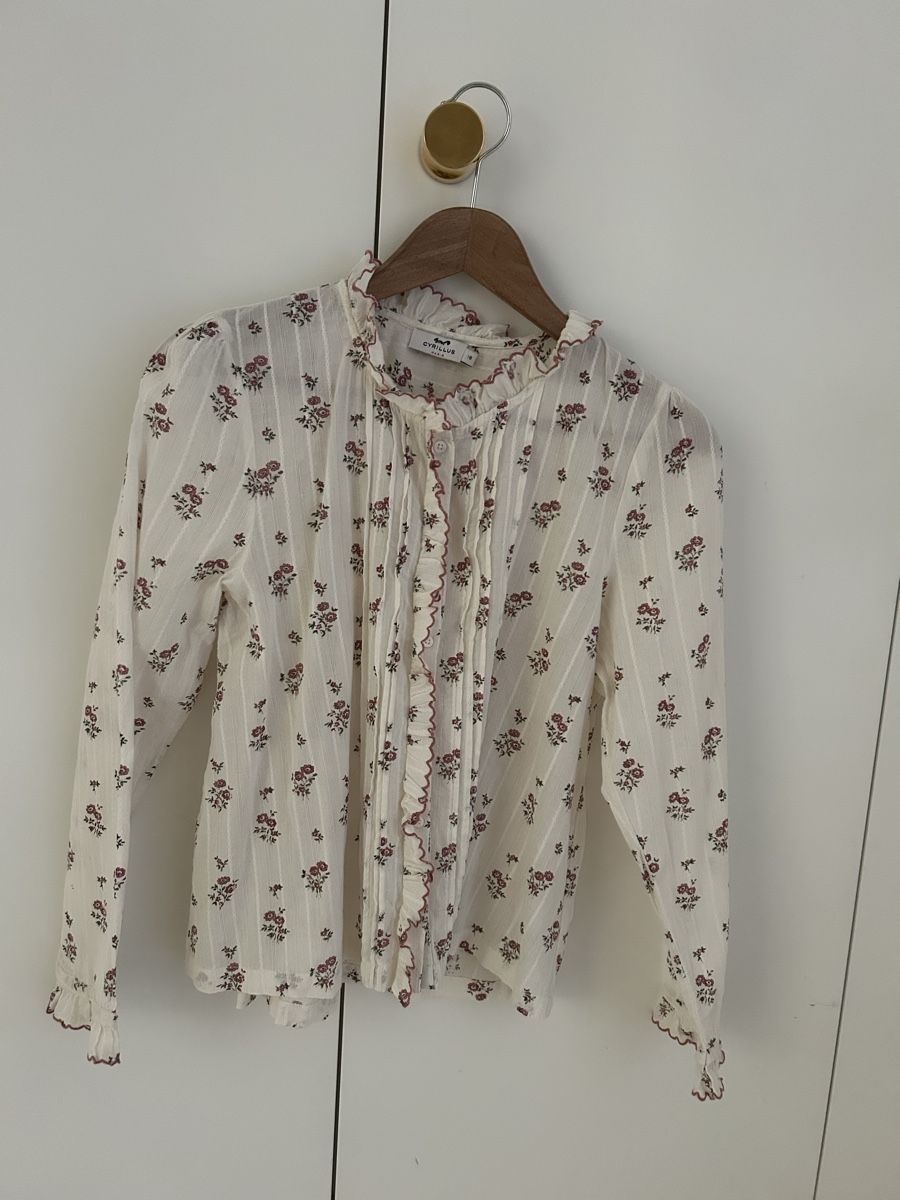 Cyrillus Camicette, T-shirt & Top: Geblümte Cyrillus Bluse Neu – Nuovo (secondo la descrizione) da Zürich venduto da sop_82jx 1