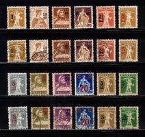 Aufbrauchsausgaben: Nr. 132-181** postfrisch & gebr. (290.-