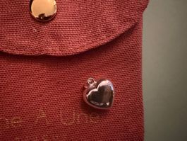 Charm Anhänger Herz Silber Neuwertig 925