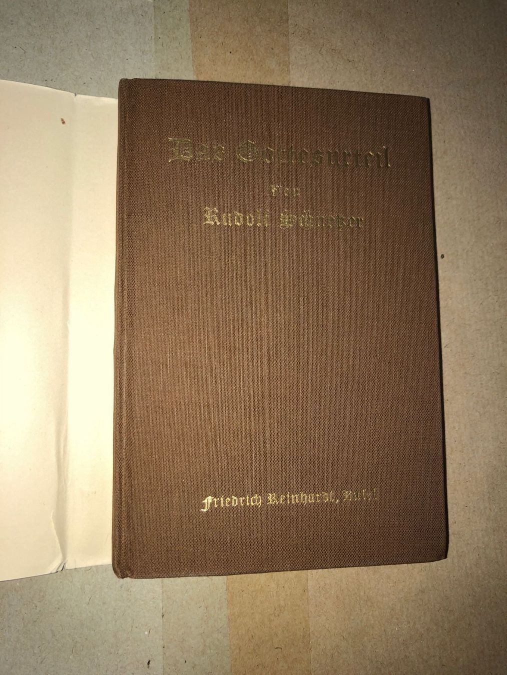 Libri: Rudolf Schnetzer: Das Gottesurteil – Usato da Zürich venduto da allp 2