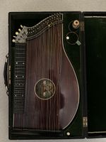 Zither Max Amberger München gebraucht im Koffer
