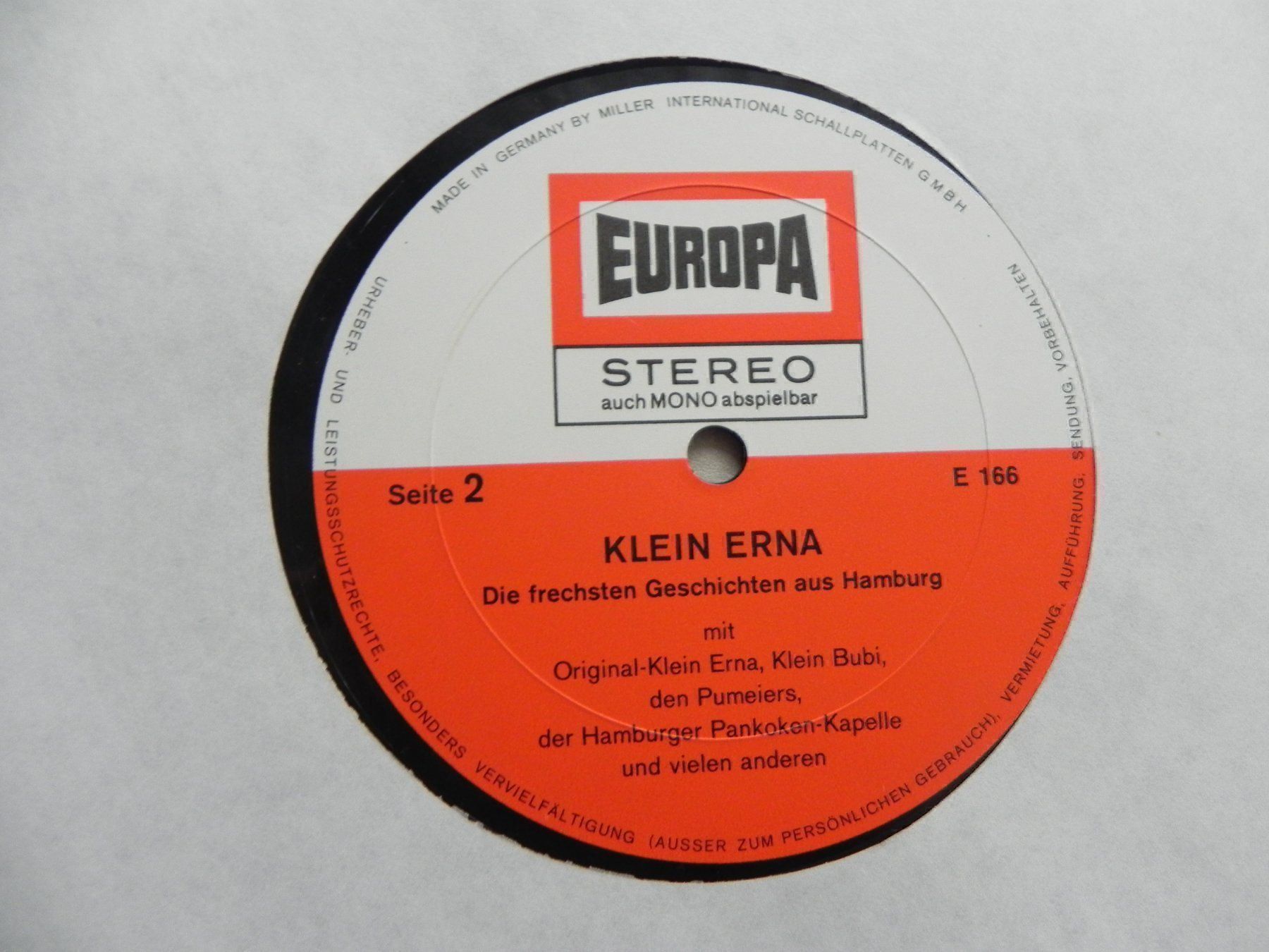Dischi in vinile: LP Klein Erna freche Geschichte Hamburg – Usato da Siebnen venduto da krimsie 3