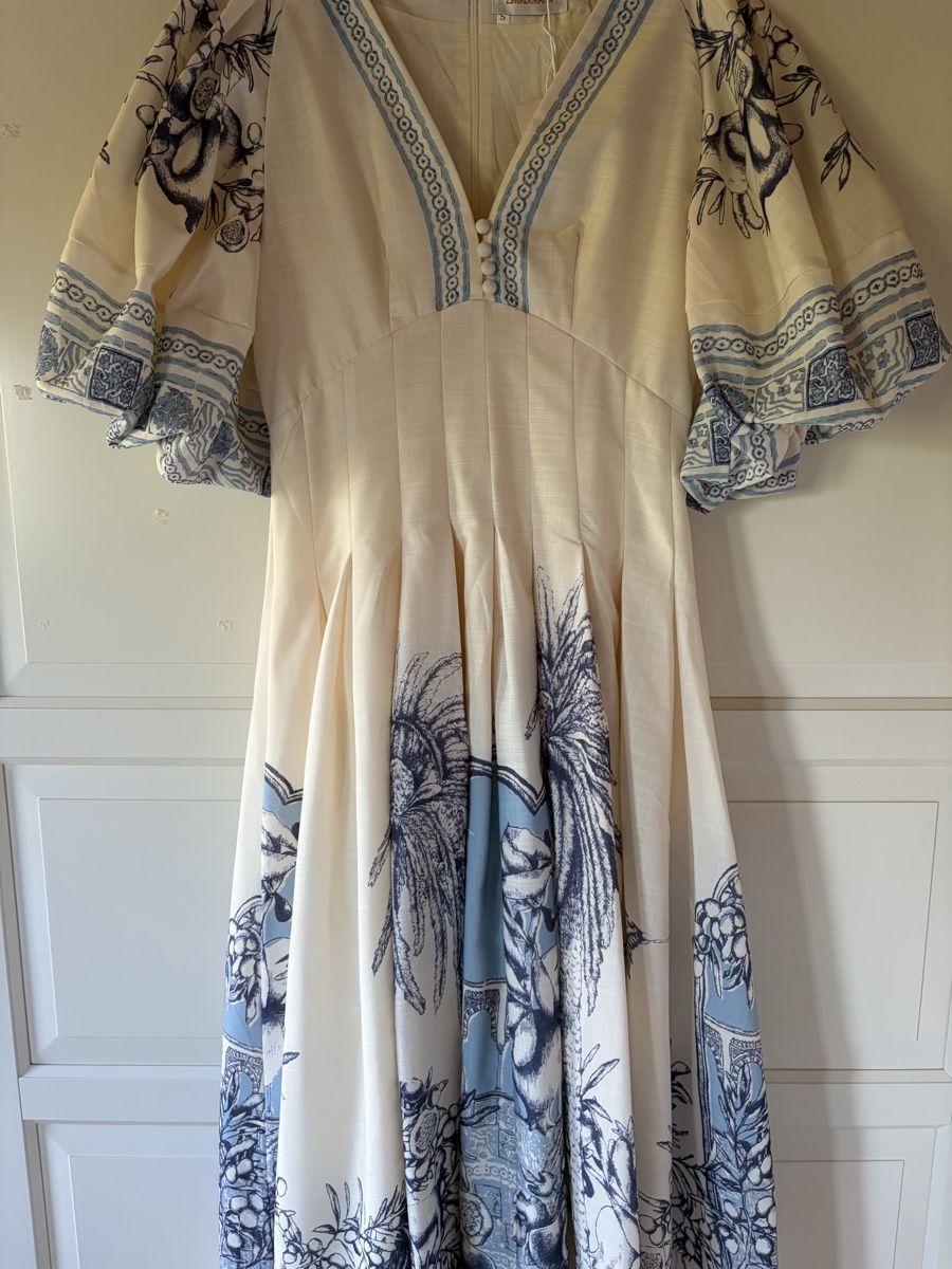 Vestiti: Elegant Cotton Blend  Midi Dress – Nuovo (secondo la descrizione) da St.Josefen venduto da lop_lh8d 9