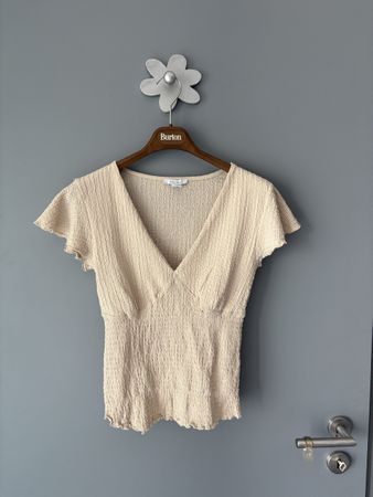 Haut New Yorker beige taille S