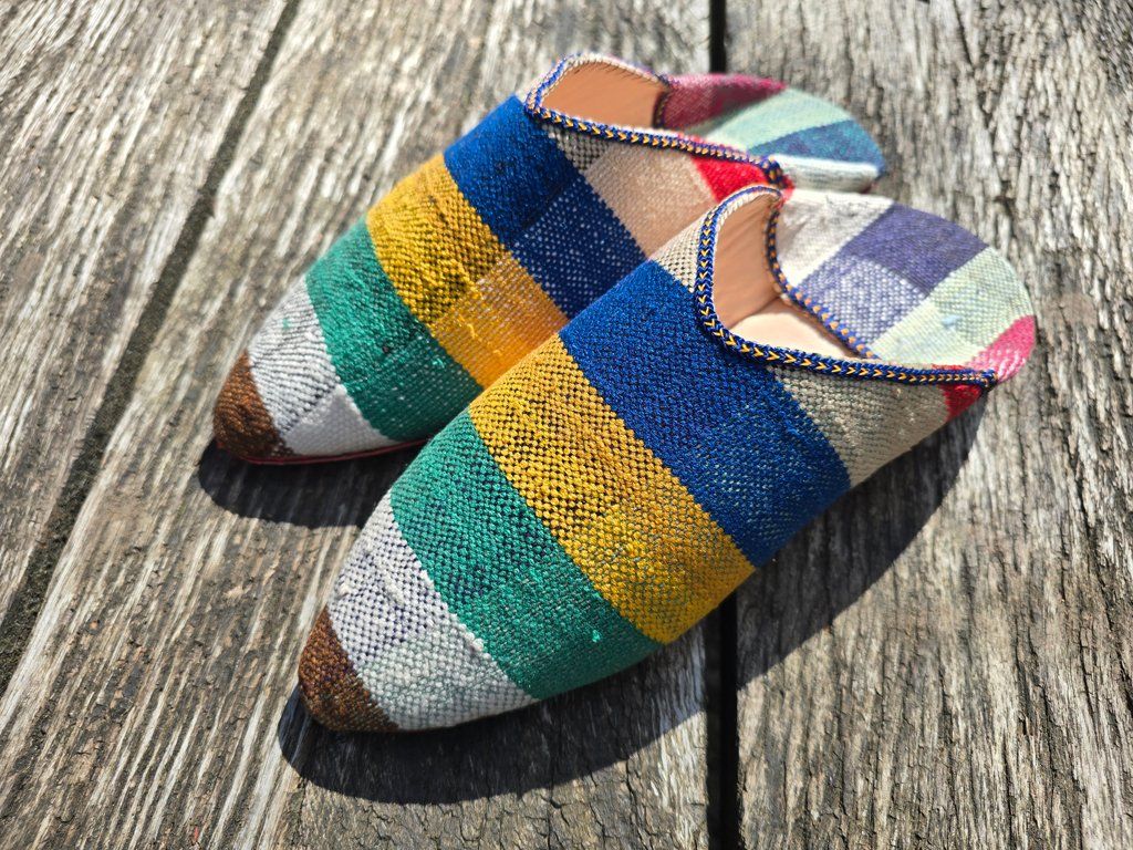 Scarpe da donna: Babouches: Kelim (37) – Nuovo (secondo la descrizione) da Romanshorn venduto da Rachacha