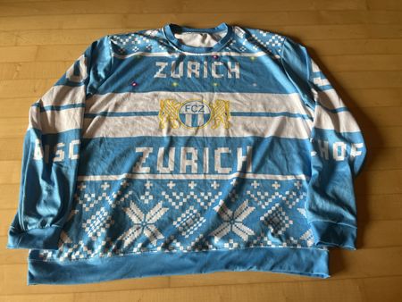 FC Zürich FCZ Christmas Sweater Weihnachtspulli Oversized