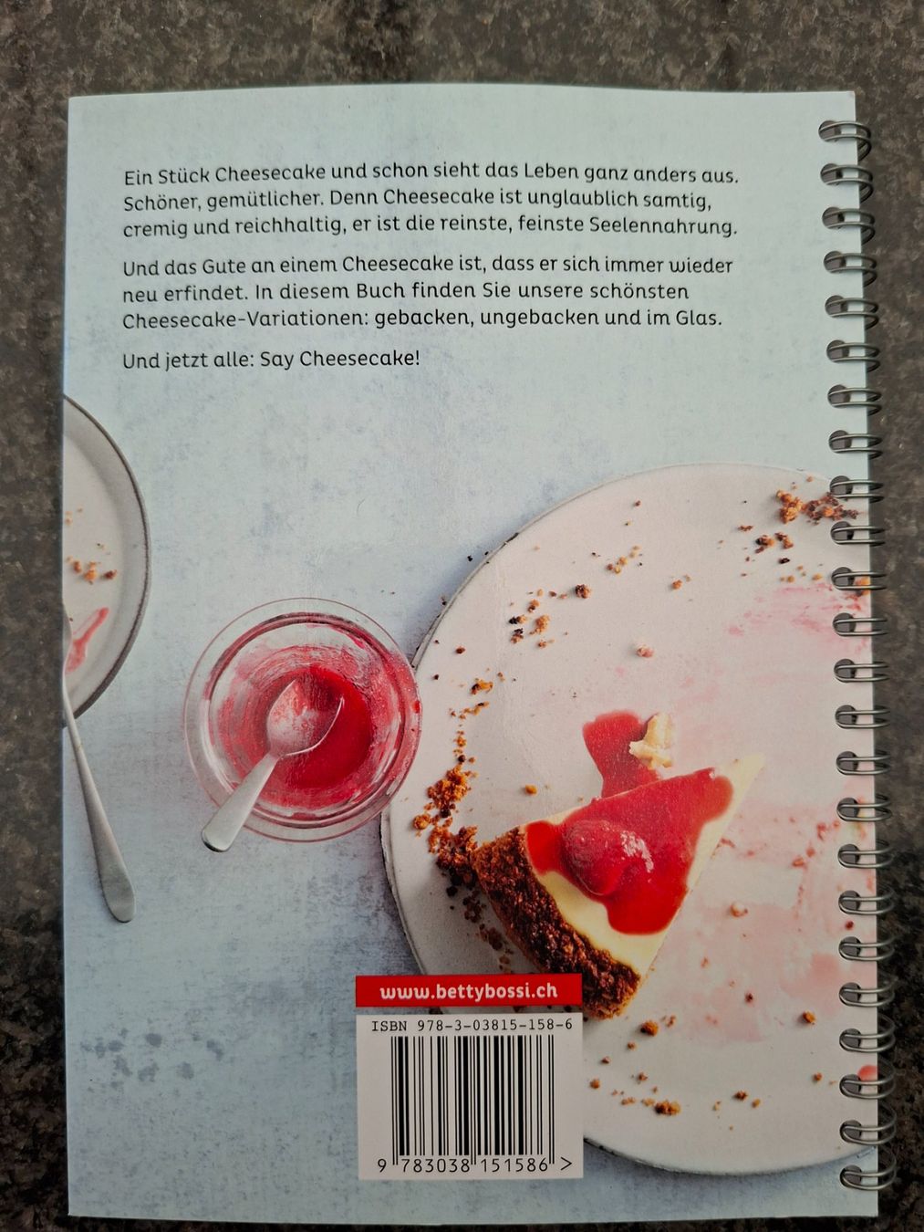 Bücher: Betty Bossi; Cheesecakes – Gebraucht aus Boniswil von Totomat-Lady2 1