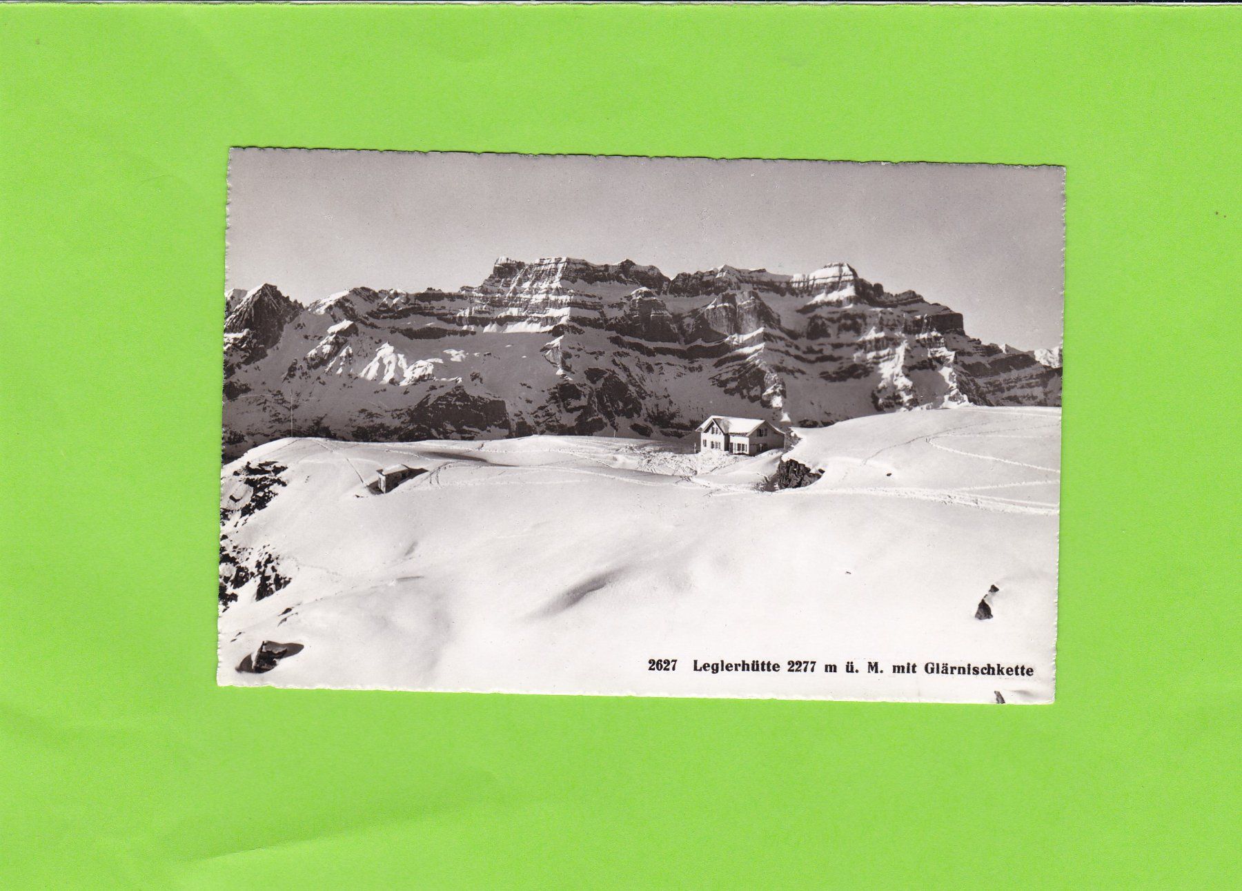 Cartoline postali: Leglerhütte-Glärnischkette – Usato da St. Peterzell venduto da neckertal