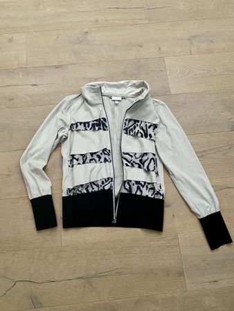 Sportalm Jacke beige-schwarz Grösse 34 neuwertig