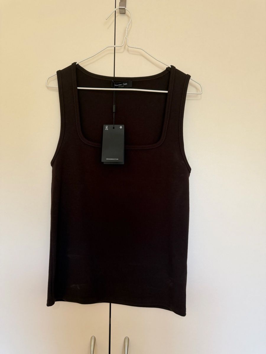 Massimo Dutti Top: Massimo Dutti Tank Top brown size M new – Nuovo e nell'imballaggio originale da Puplinge venduto da yav_9r9f