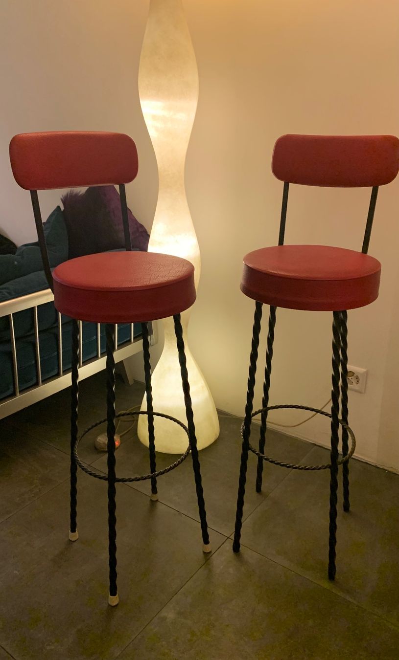 Seggioloni: 2 Barstühle Mid-Century-vintage – Usato da Kreuzlingen venduto da Pippi1956