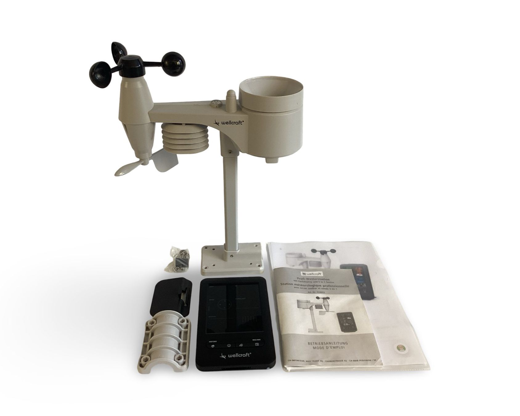 Sonstiges für Haushalt & Wohnen: WELLCRAFT Profi-Wetterstation – Neu (gemäss Beschreibung) aus Zürich von Restwert_Zuerich 9