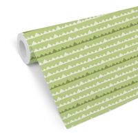 Mustertapete Linien grün 0.48x5.28m (neu, UVP 71.90 Fr.)