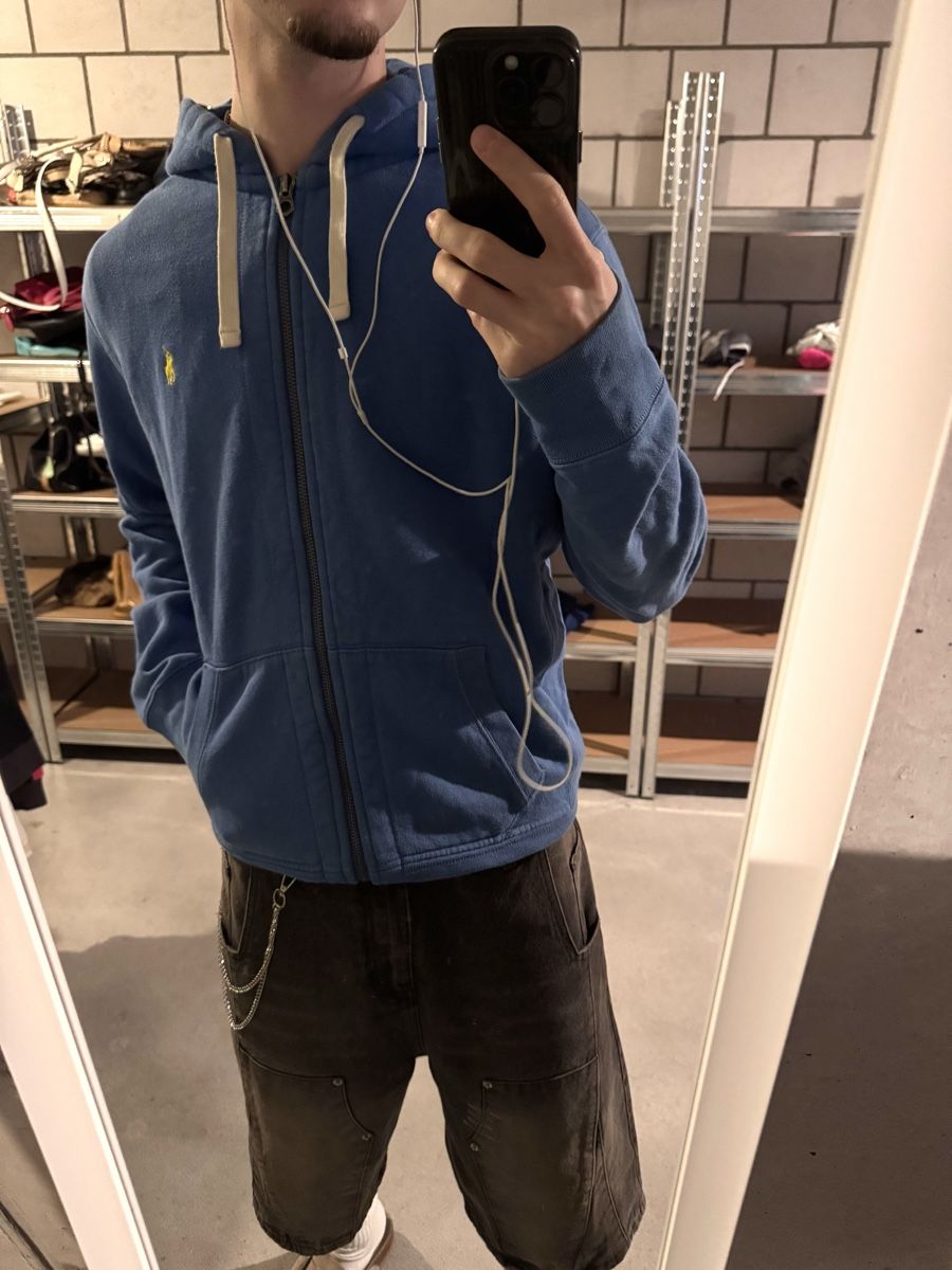 Ralph Lauren Maglioni & Felpe: vintage polo ralph lauren zip jacket blue – Usato da Oberhofen Thun'see venduto da 61archive