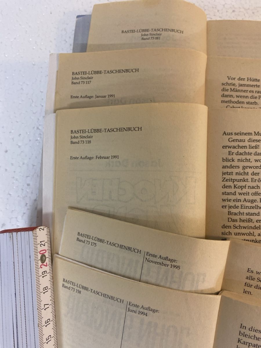 Libri: John Sinclair: Knochenmond & Geistersturm - 5. Romane – Usato da sursee venduto da trilli-tralli 5