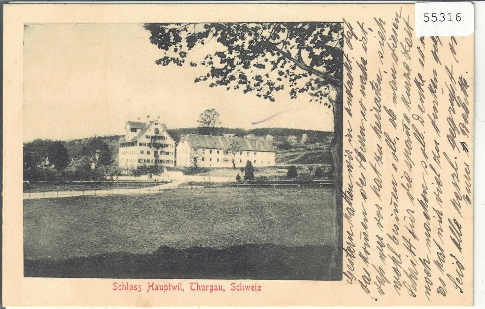 Ansichtskarten: Schloss Hauptwil TG – Gebraucht aus Ettingen von Kartenplanet