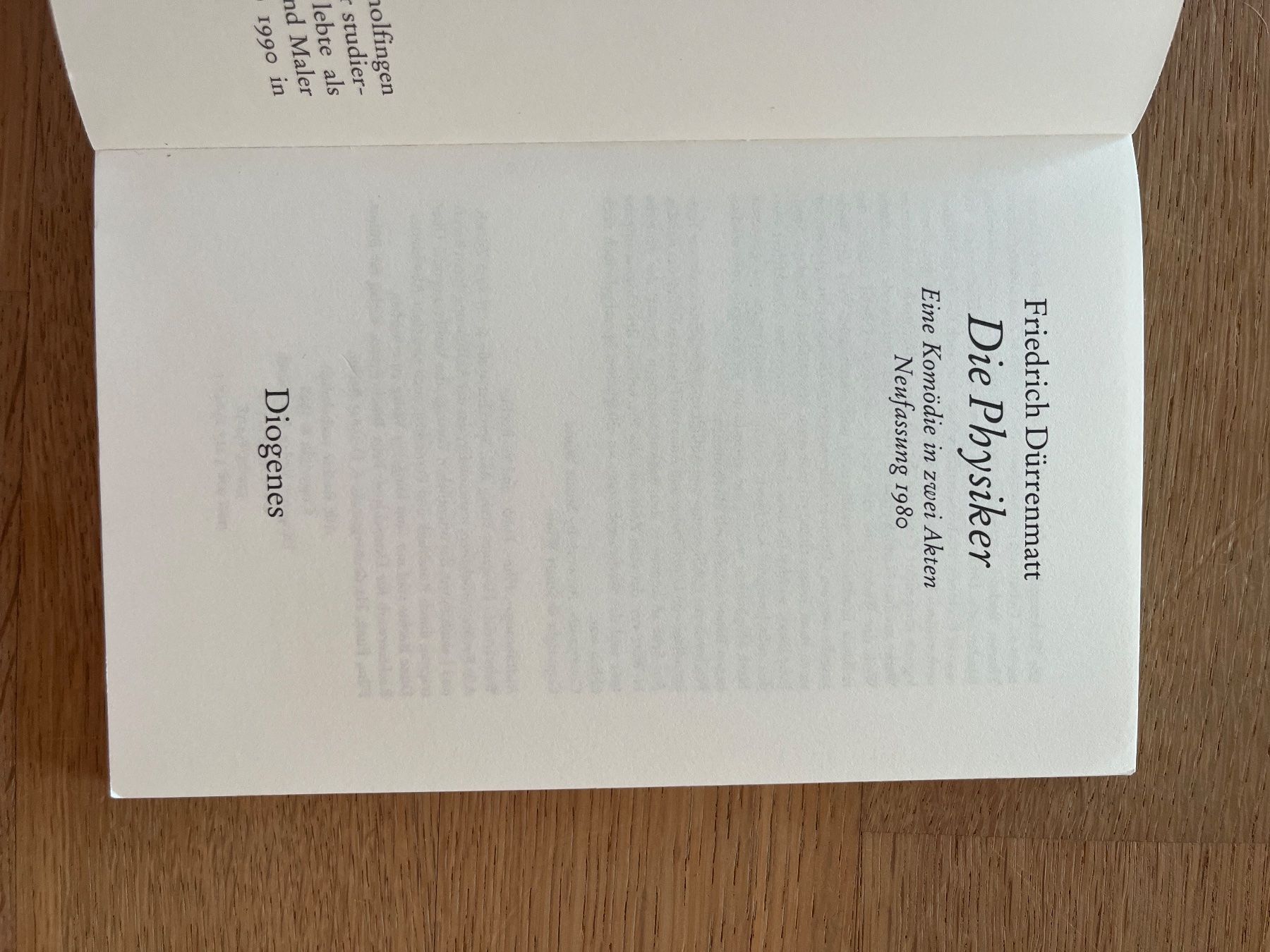 Libri: Friedrich Dürrenmatt "Die Physiker" Komödie – Usato da Laupen BE venduto da lee_ym6v 3