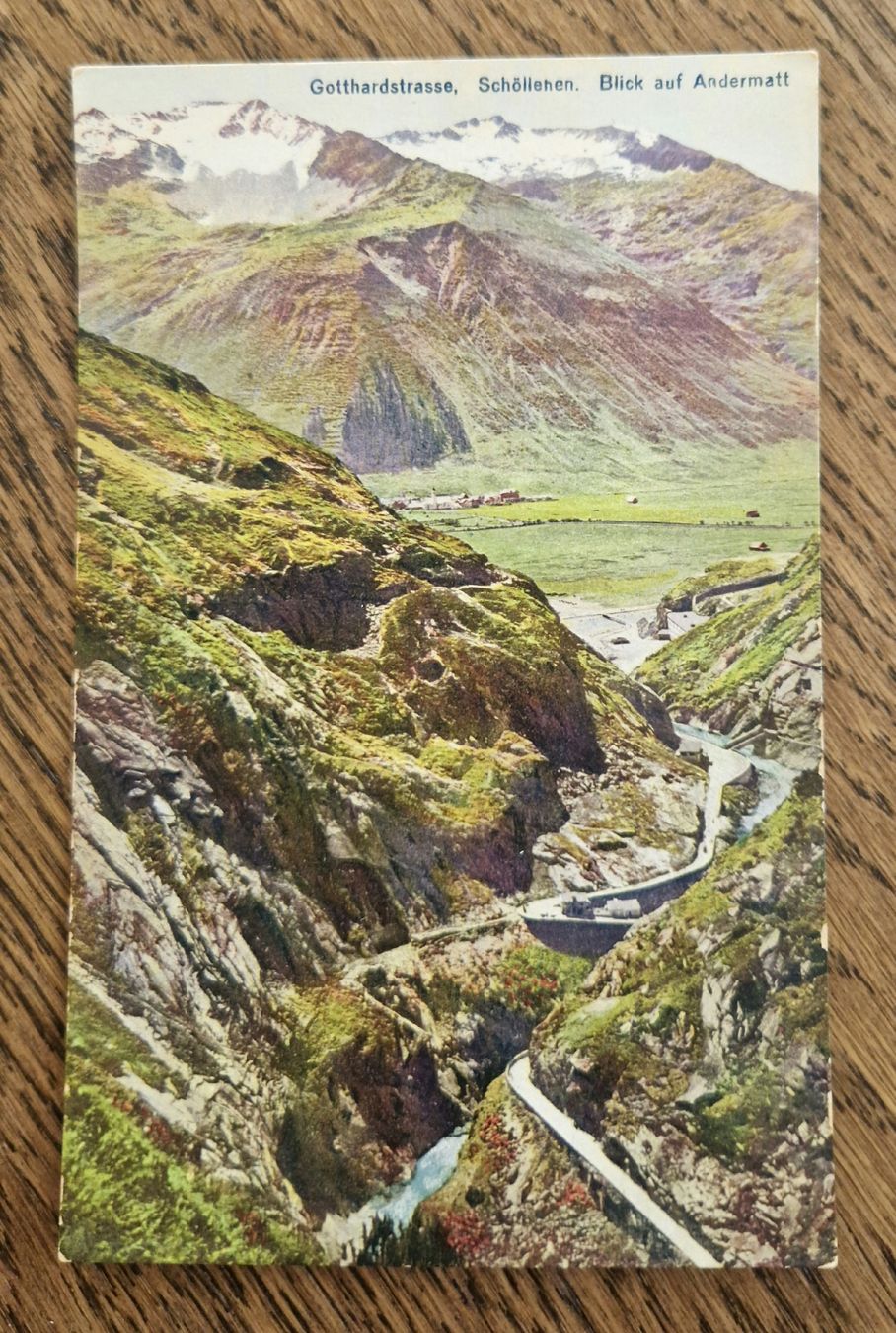 Cartes postales: Gotthardstrasse, Schöllenen – D'occasion à Ebikon par Donar50