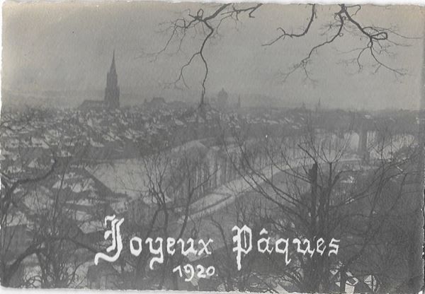 Cartes postales: Bern Joyeux Pâques 1920 – D'occasion à Olten par clotaldi