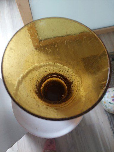 Vasi & Recipienti: Vintage Bubble Glasvase, bernsteinfarben – Usato da Hergiswil NW venduto da maiette-23.N 2