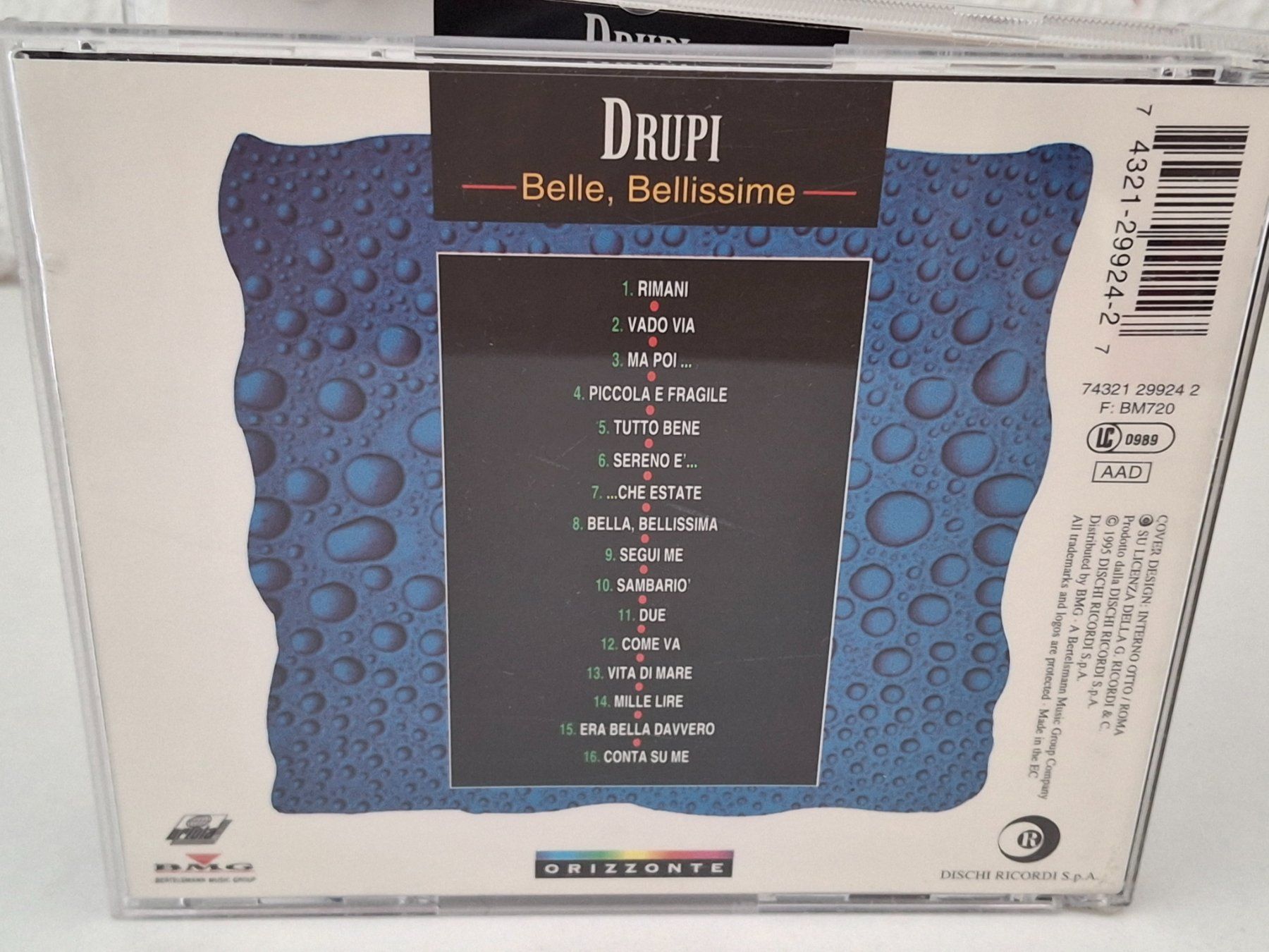 CD: CD DRUPI - Belle, Bellissime - – Usato da Aarberg venduto da Jackup1 1