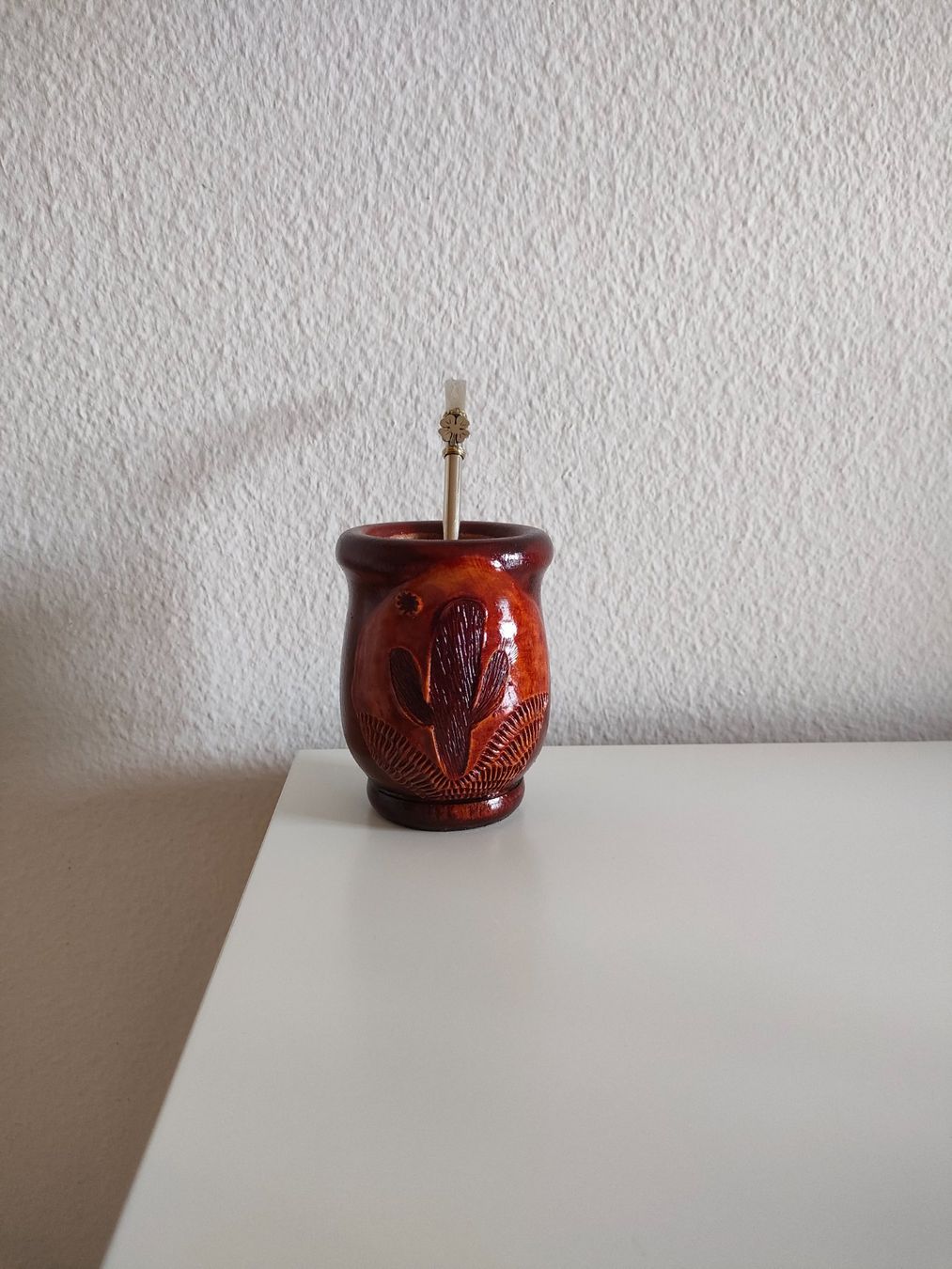Vasi & Recipienti: Wunderschönes Johannisbrotholzmate mit Kaktusdesign – Nuovo (secondo la descrizione) da Dietikon venduto da MJ_Sporting 7