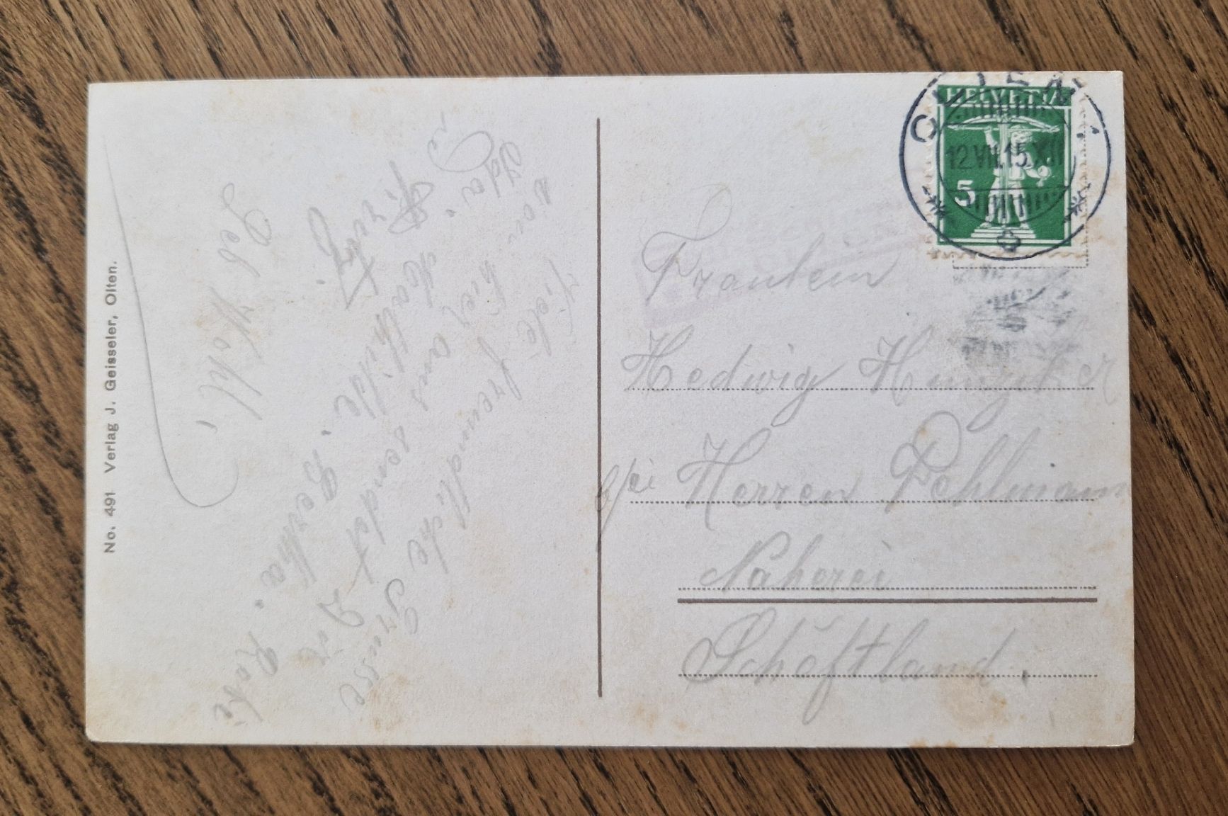 Cartoline postali: Olten mit Sälischlössli – Usato da Ebikon venduto da Donar50 1