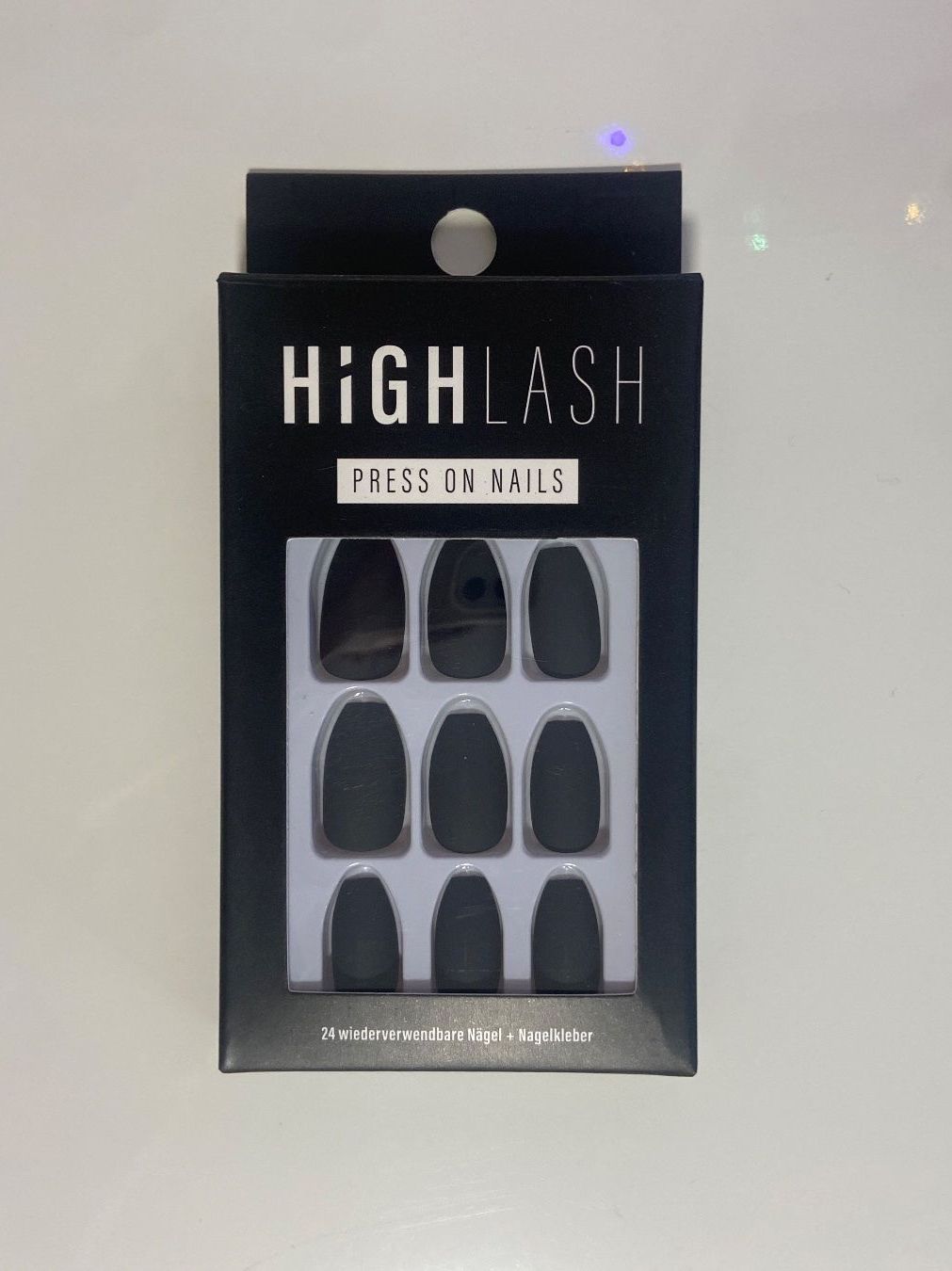 Unghie finte: 2x HighLash Press-on Nails - Schwarz – Nuovo e nell'imballaggio originale da Zürich venduto da dedasiba