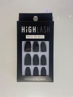 2x HighLash Press-on Nails - Schwarz