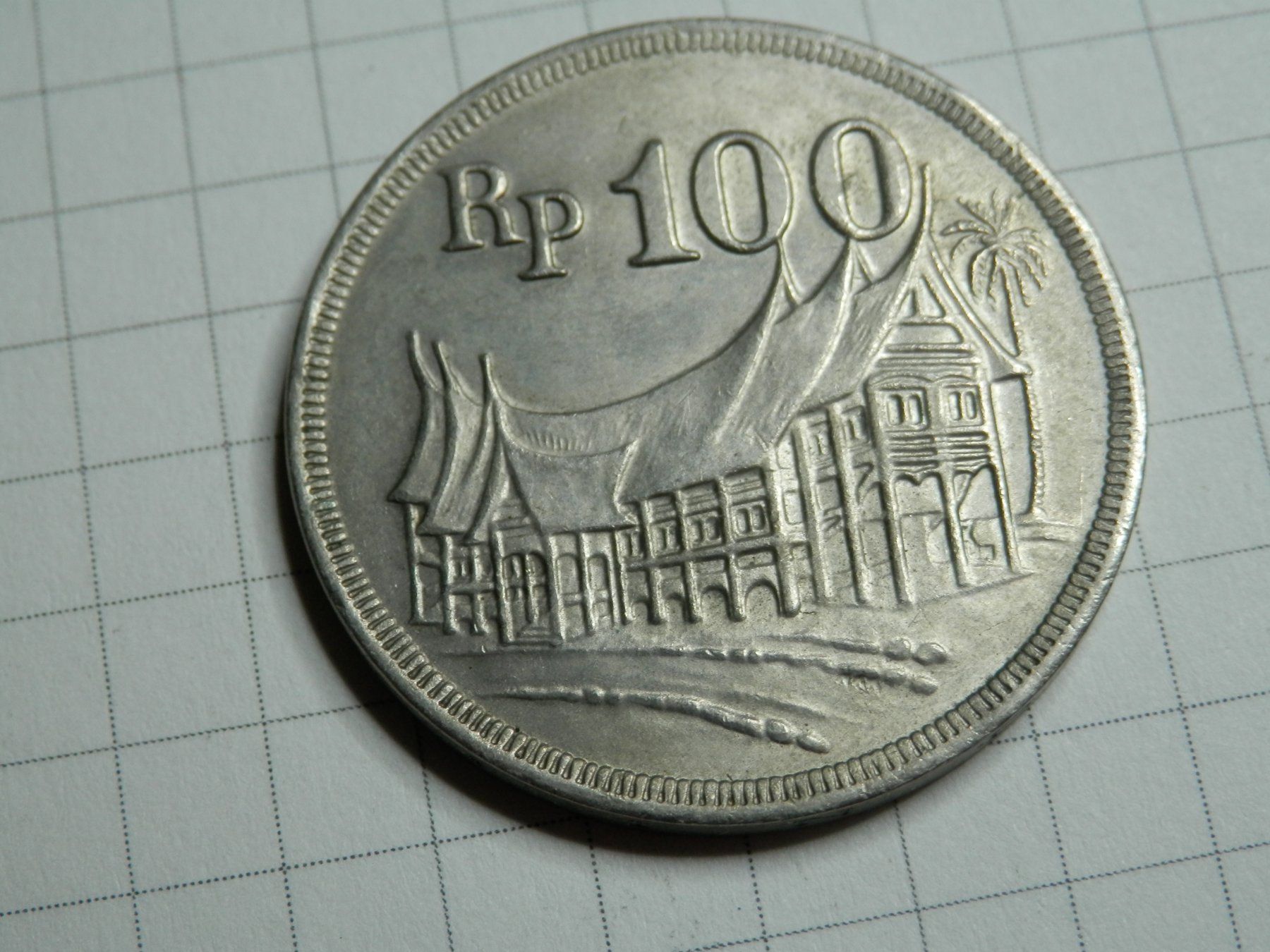 Tutti le monete: Indonesien 100 Rupiah, 1973 – Usato da Weiach venduto da weiach81