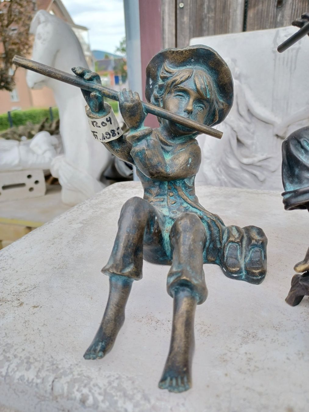 Statuette: Flötenspieler Bronze – Nuovo (secondo la descrizione) da Wangen a.Aare venduto da Schneckenparadies 1