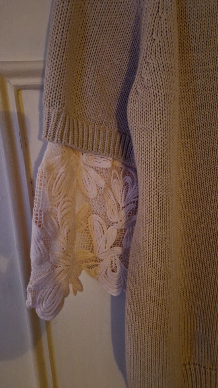 Chloé Maglioni & Felpe: See by Chloé Baumwollpullover mit Spitze – Usato da Rütihof venduto da Teddy1985 2