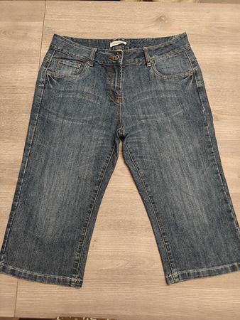 3/4 Jeans - Blau - Gr. 40