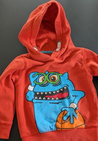 Kapuzenpullover Basketballmonster von Palomino (C&A), Gr. 92
