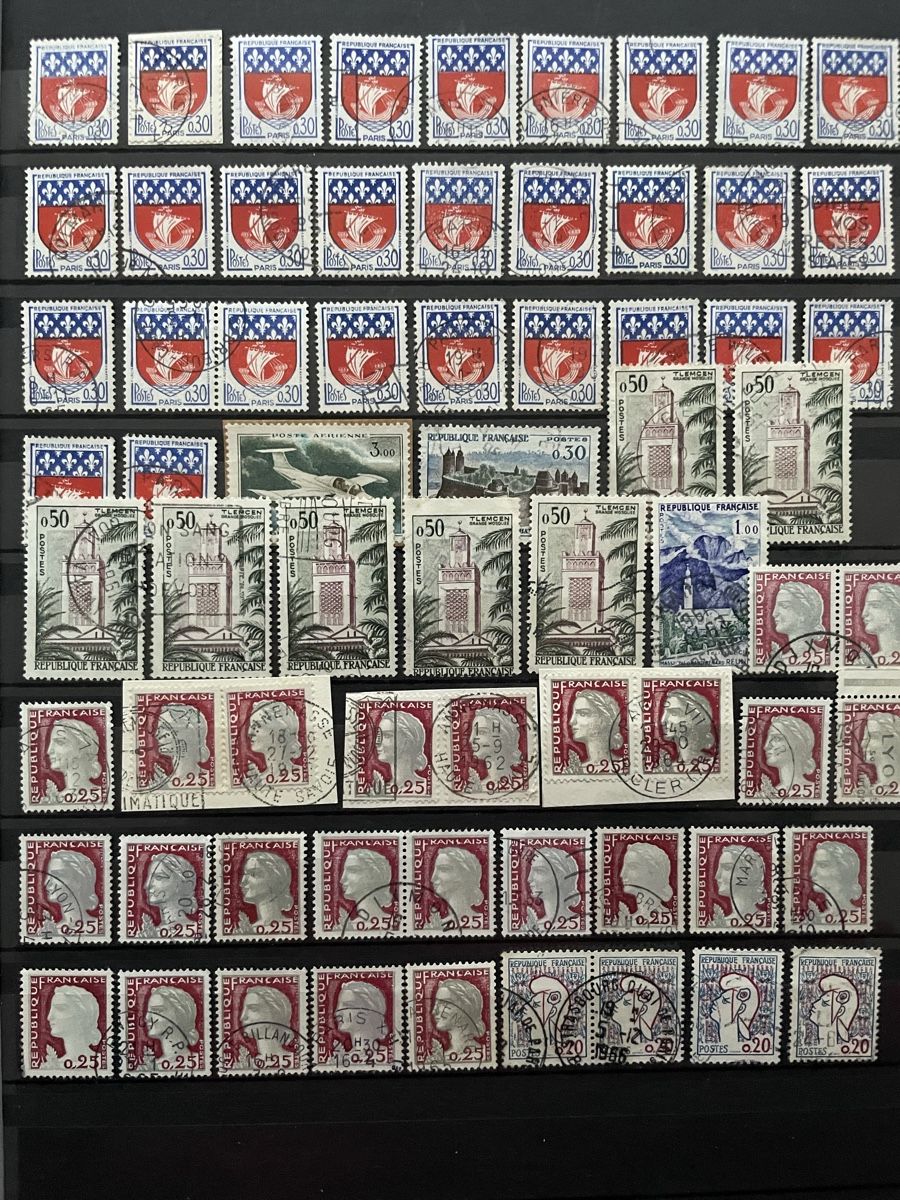 Alle Briefmarken: Frankreich 3 5s – Gebraucht aus Cham von Diablo1232 2