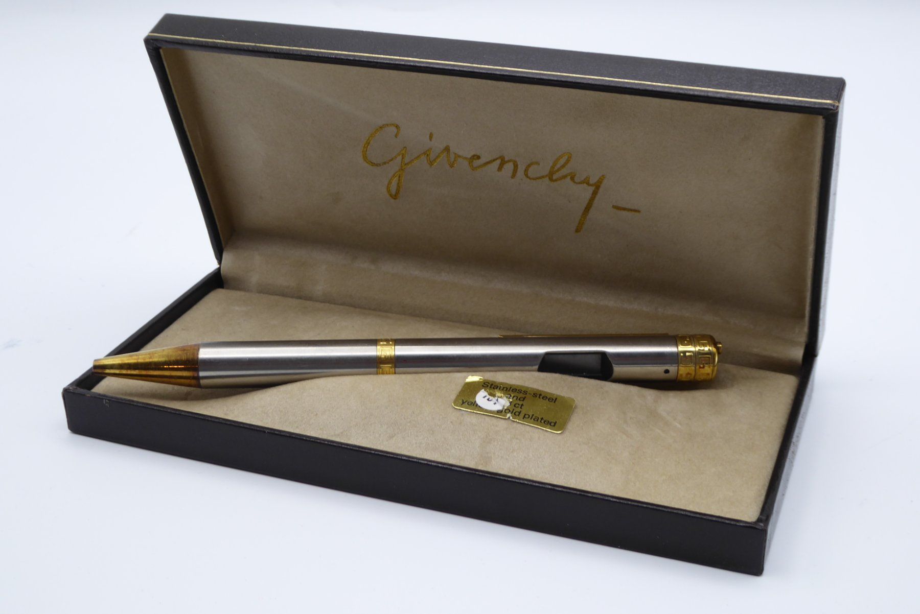 Givenchy Penna & Evidenziatori: Givenchy yellow Gold Plated Ballpoint Pen – Usato da Geneve venduto da adr_xk6n