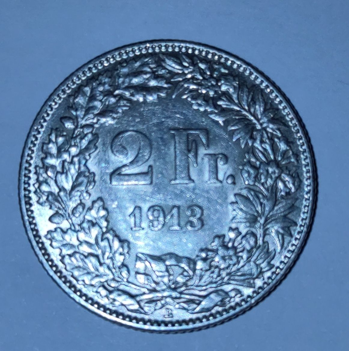 Tutti le monete: Seltene Schweizer 2 Franken Münze 1913  – Usato da Höri venduto da Samsa9