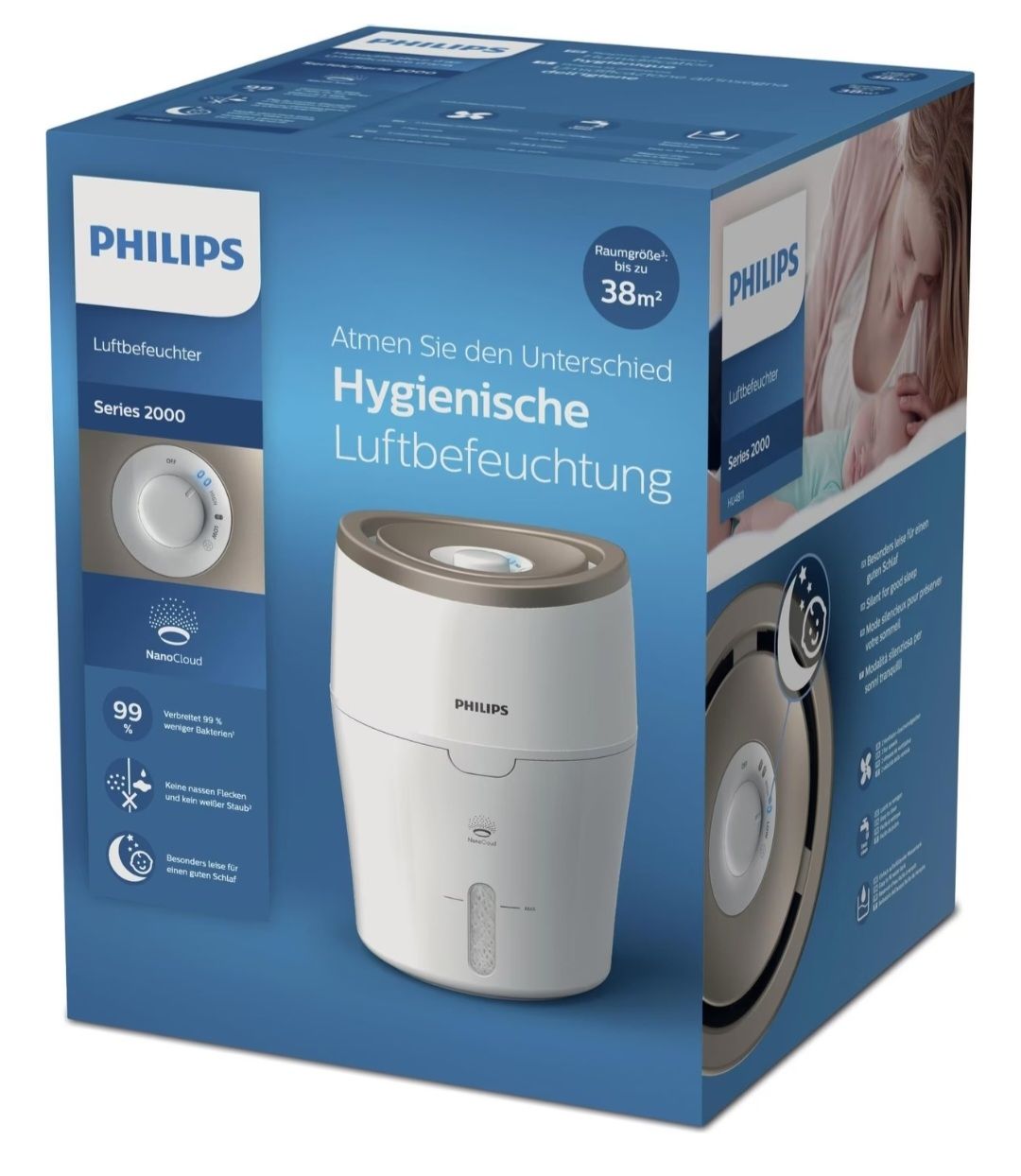 Philips Umidificatori d'aria: Philips Luftbefeuchter Series 2000 - Top Zustand – Nuovo (secondo la descrizione) da Buchrain venduto da SeleucusNicator