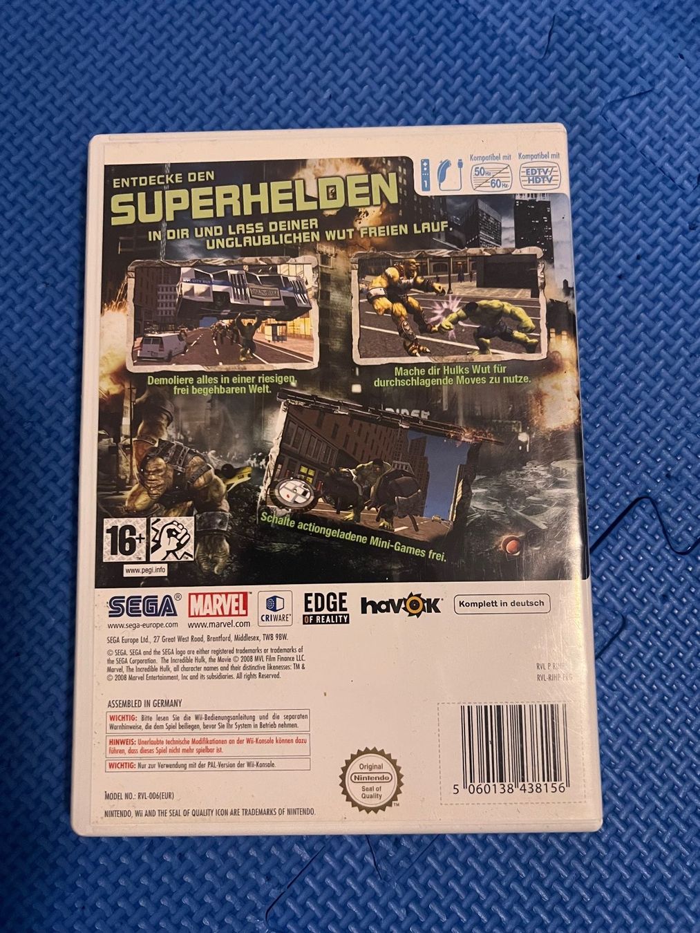 Nintendo Giochi: Der Unglaubliche Hulk Nintendo Wii – Usato da Gossau SG venduto da schlitzerdemon 2
