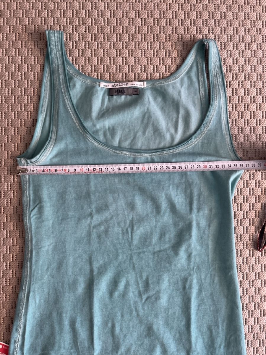 Nile Tops: Nile Atelier, Top lang, Petrol, S – Gebraucht aus Solothurn von Bobesch08 6