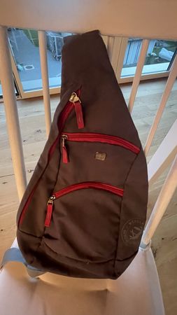 Rucksack/Schultertasche Wenger grau/pink