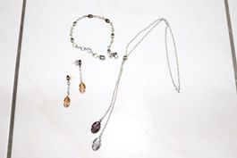 Ensemble bijoux collier bracelet boucles occasion