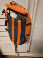 Dog life vest orange/grey - great for summer adventures!