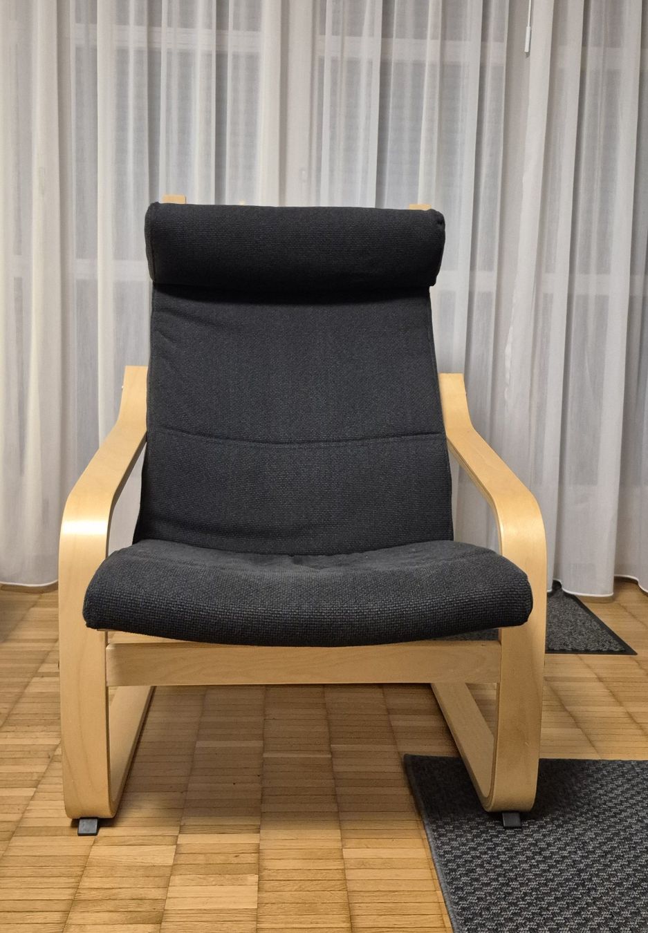 Ikea Poltrone: IKEA POÄNG Sessel, anthrazit – Usato da Untersiggenthal venduto da Eulea